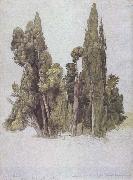 The Cypresses at the Villa d'Este, Samuel Palmer